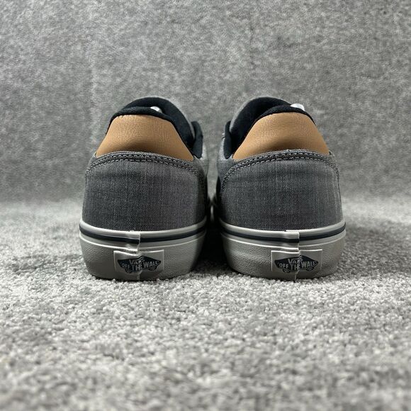 VANS Atwood Deluxe Men's Size 10.5 Gray Athletic Skate Shoes Used - Picture 6 of 11